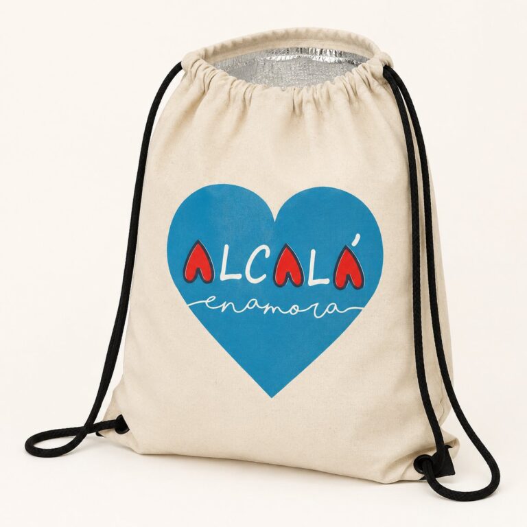 Mochila saco cuerdas con interior térmico